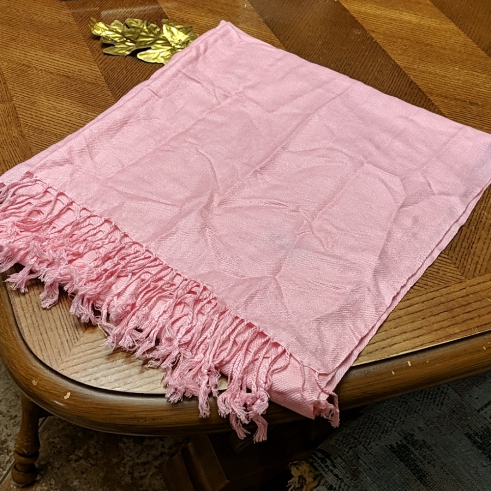 Pink Pashmina Scarf